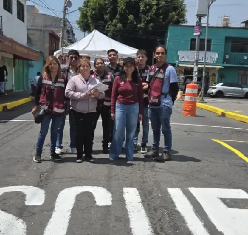 Recorrido en territorio en Iztapalapa